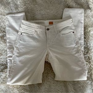 Anthropologie Pilcro cream corduroys pants